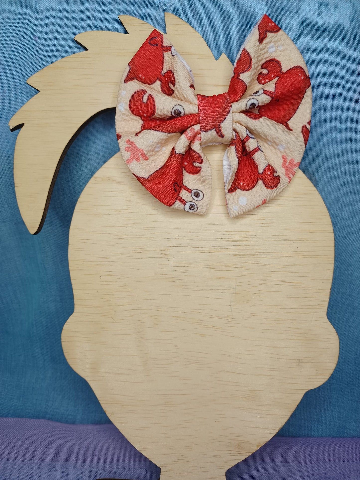 Tropical Cute Crab Beach Small Kenzie Bow