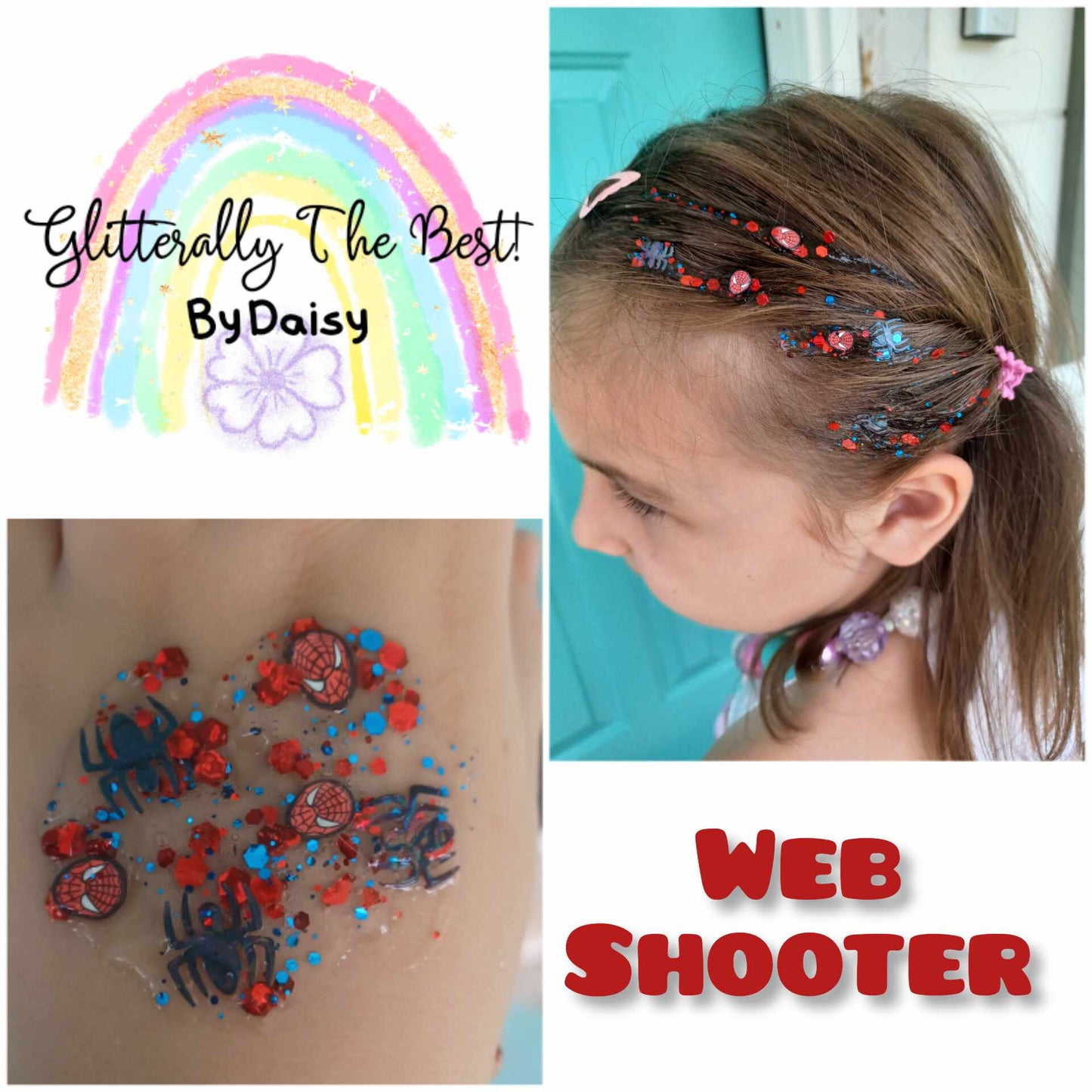 Web Shooter Glitter Hair Gel