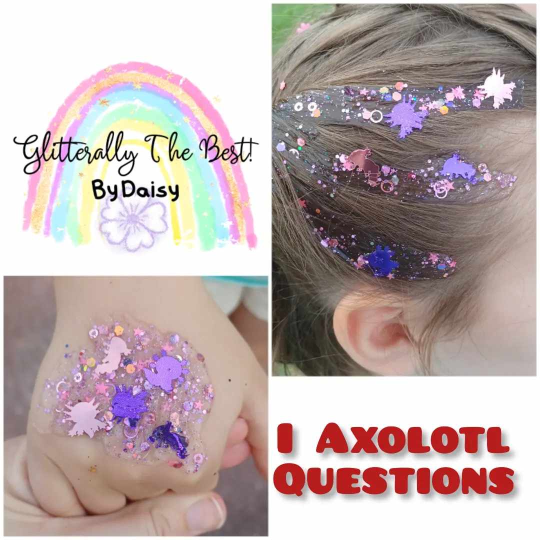 I Axolotl Questions Glitter Hair Gel