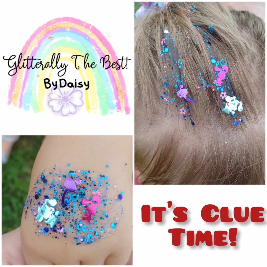 It's Clue Time Glitter Hair Gel