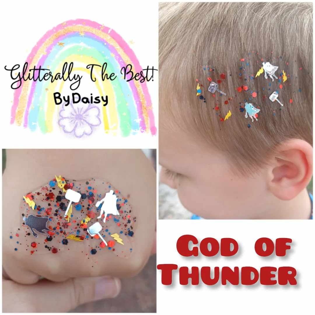 God Of Thunder Glitter Hair Gel