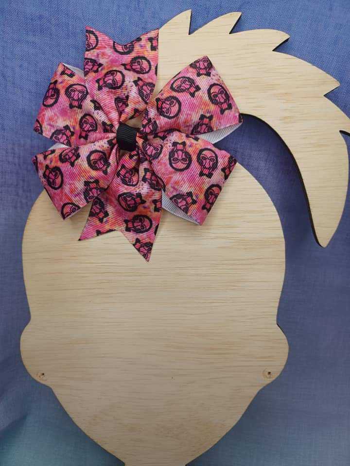 Horror Movie Halloween Micheal Jason Freddy Jigsaw Medium Pinwheel Bow