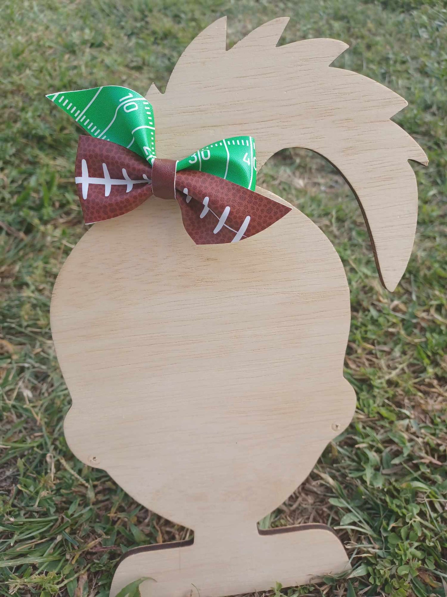 Football Field Faux Pinwheel