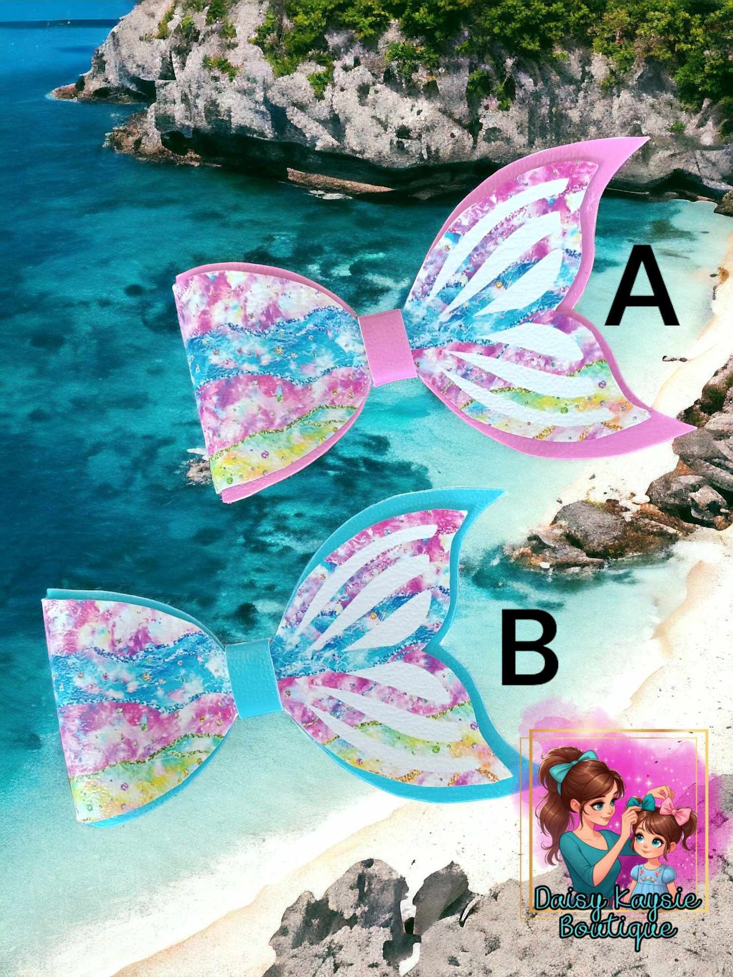 Mermaid Tail Bow