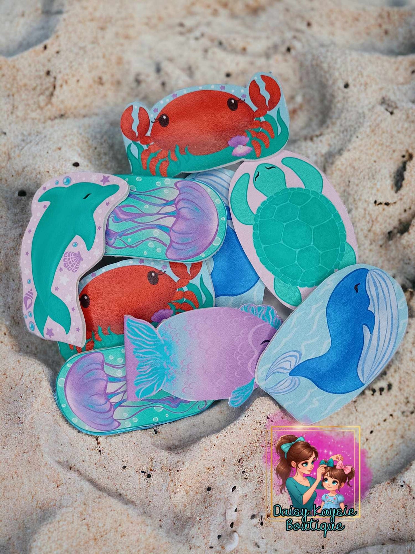sea animal snap clips