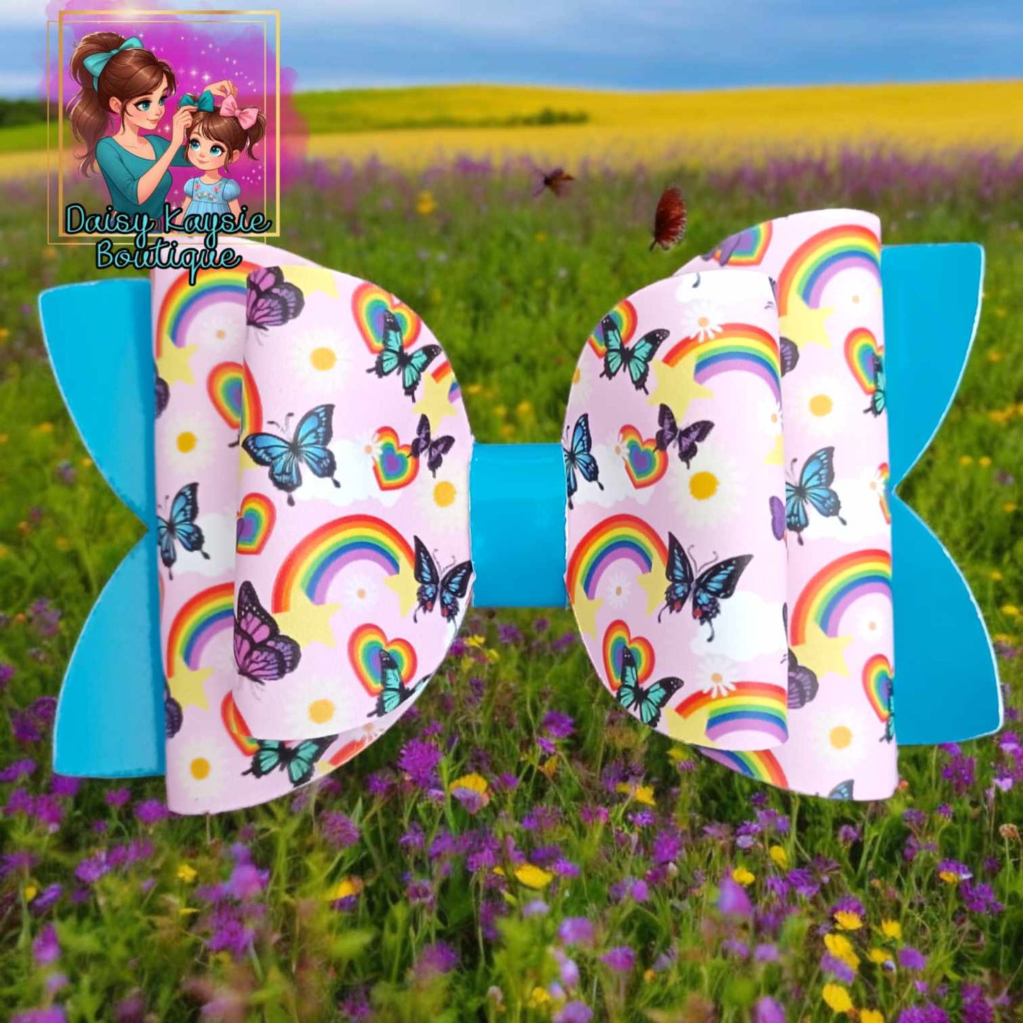 Butterfly Rainbow Neon Kaysie