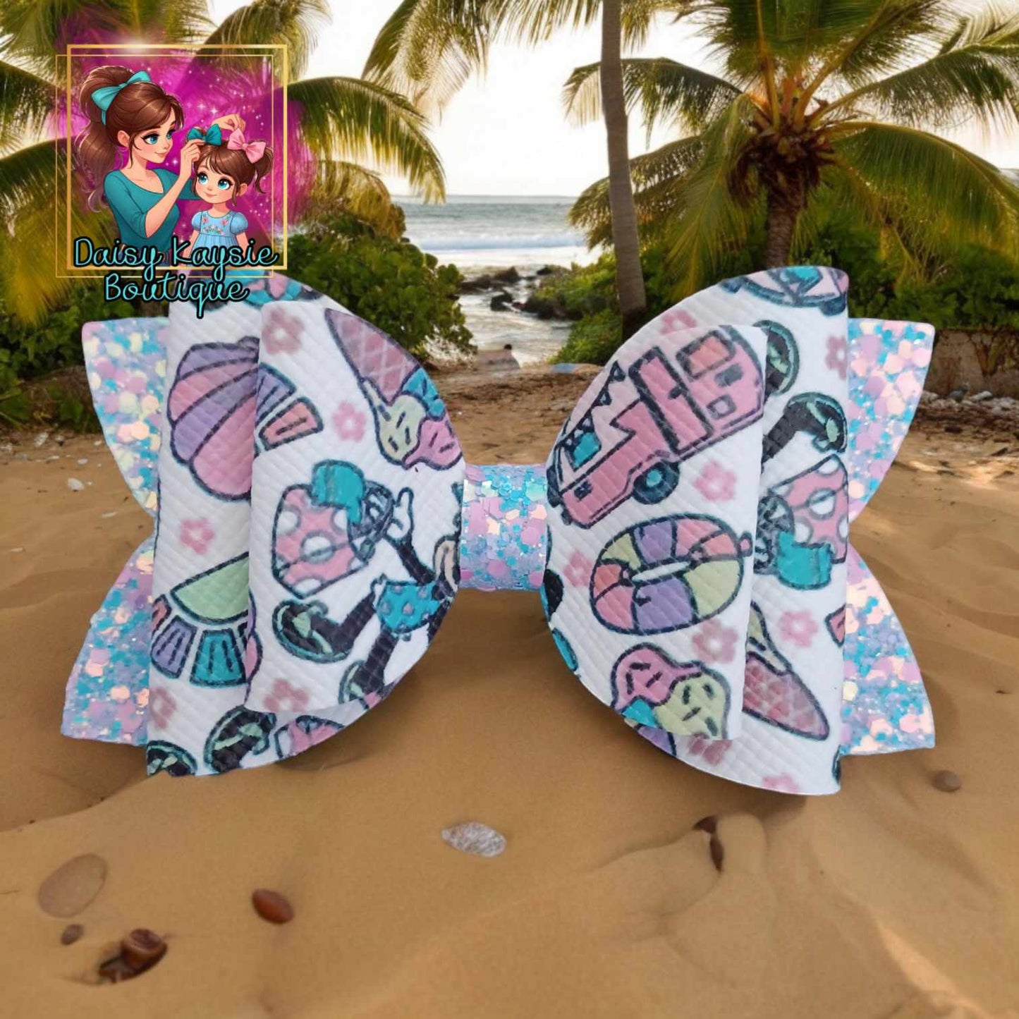 Mouse Camper Seashell Neon Kaysie
