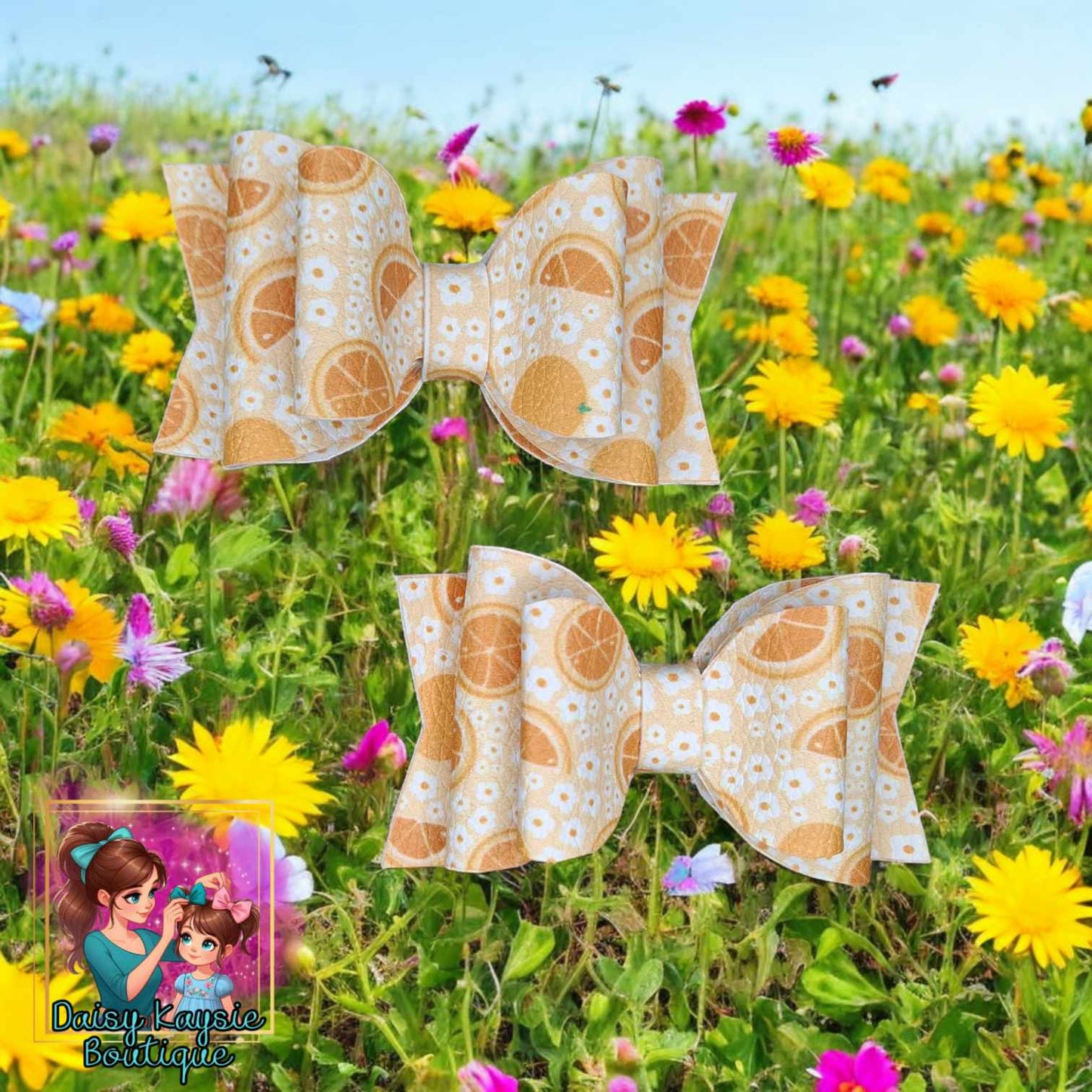 Orange Slices Kaysie Piggy Set