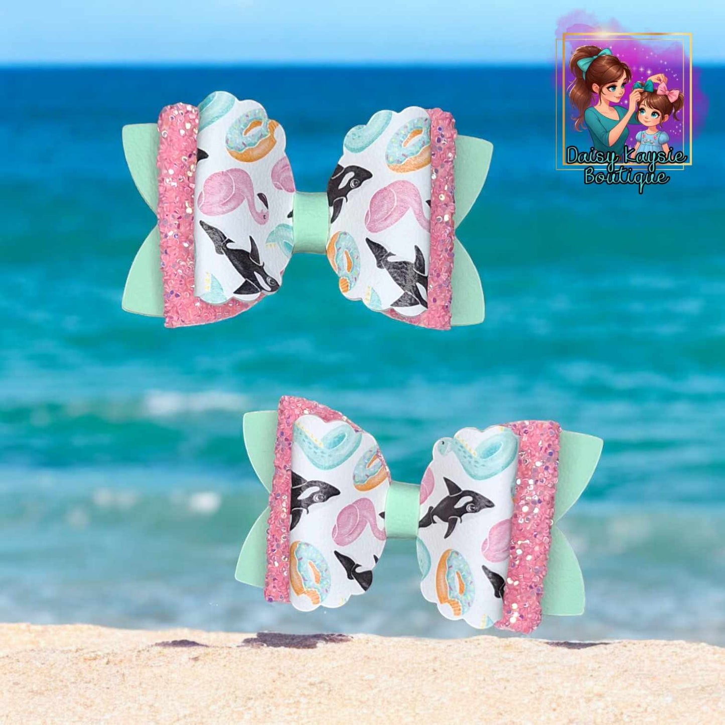 Whale Donut Flamingo Kaysie Piggy Set