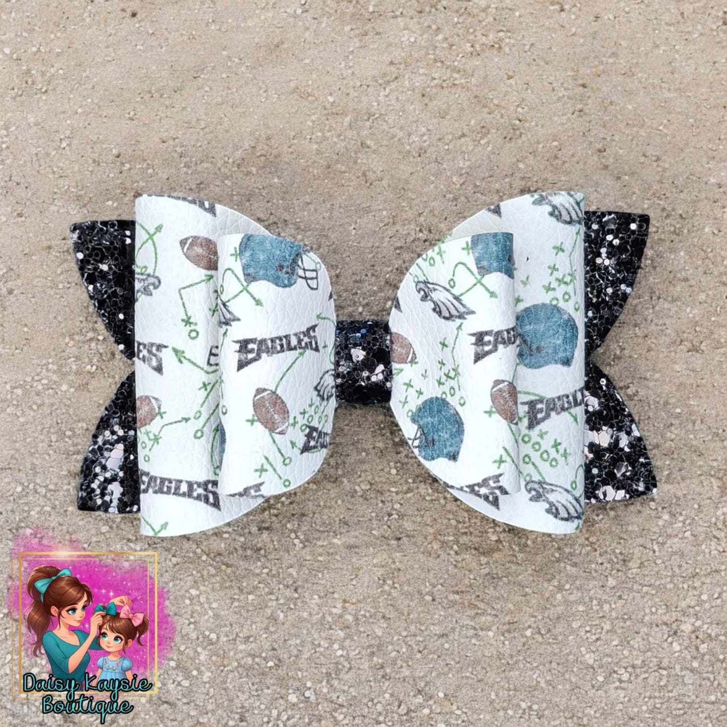 Eagles Football Glitter Kaysie