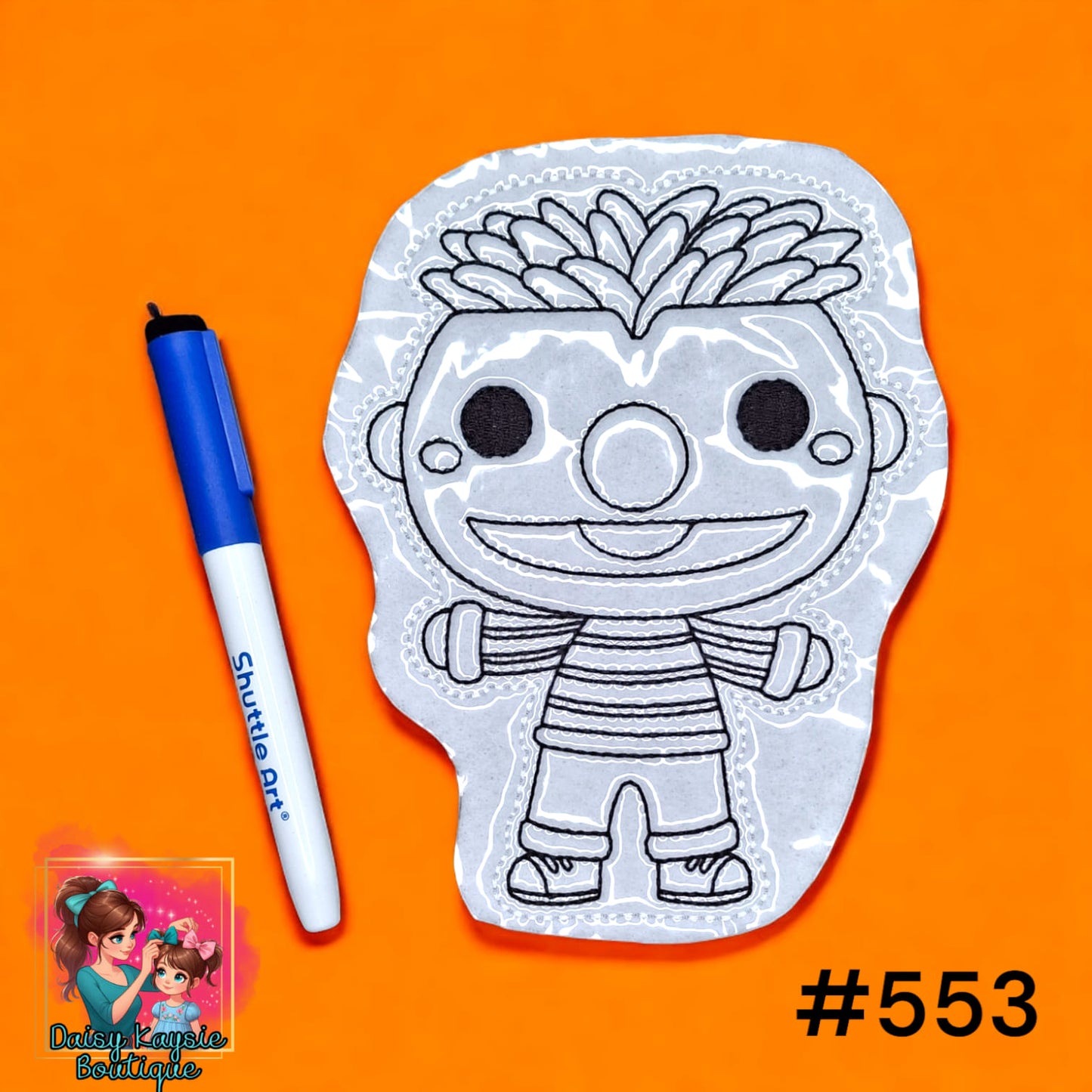 Ernie Dry Erase Coloring Activity