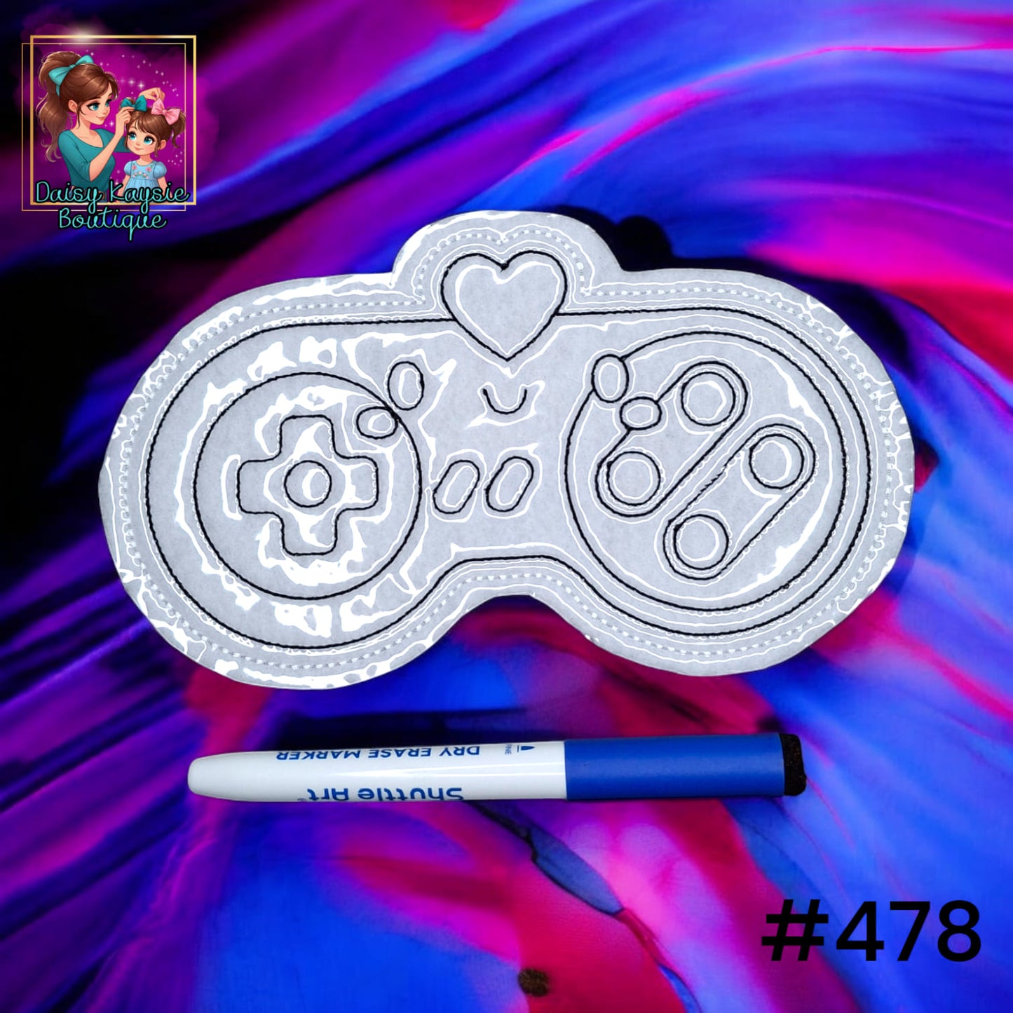 Video Game Controller Dry Erase Coloring Activity