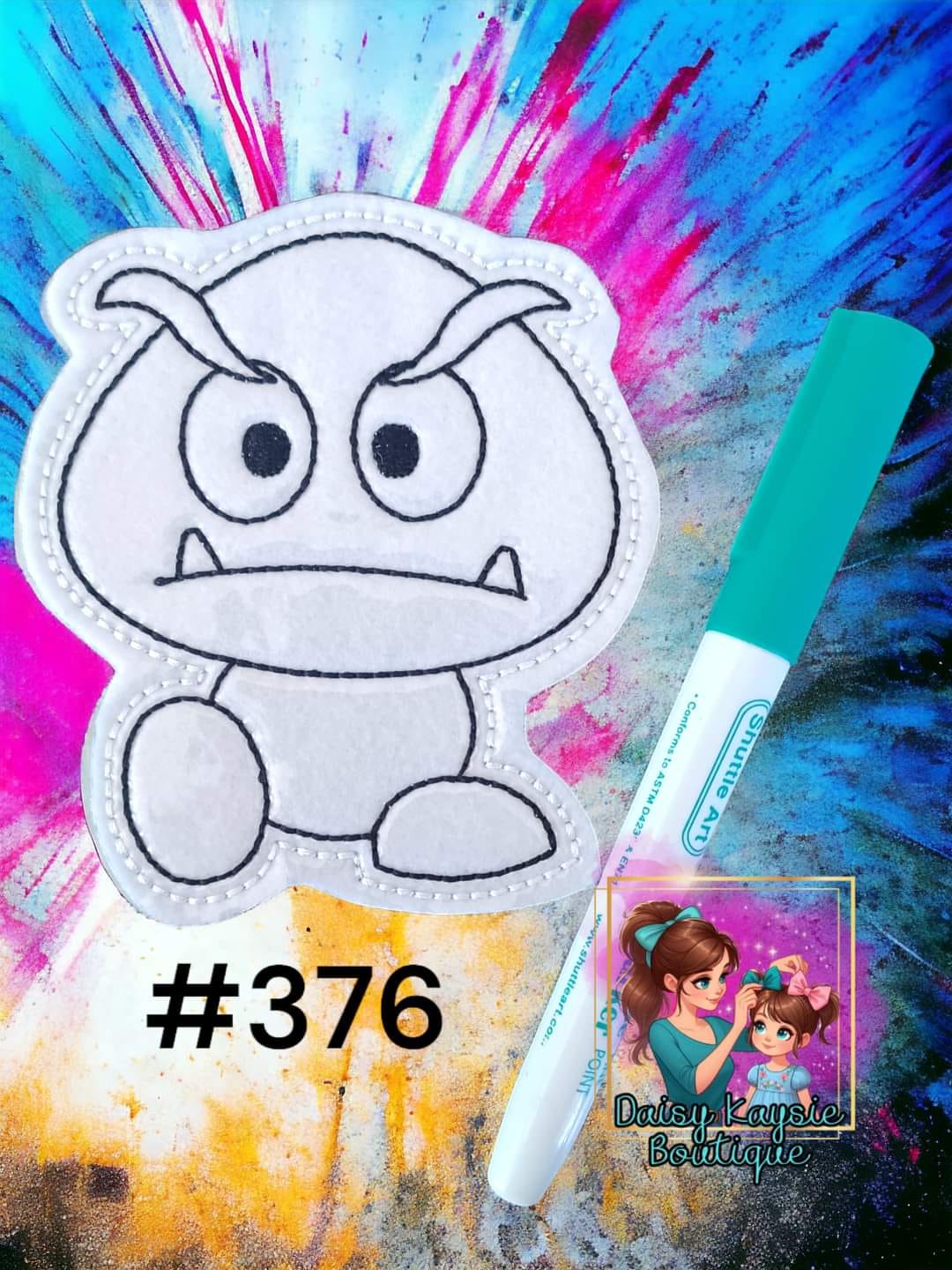 Plumer Brothers Gomba Dry Erase Coloring Activity