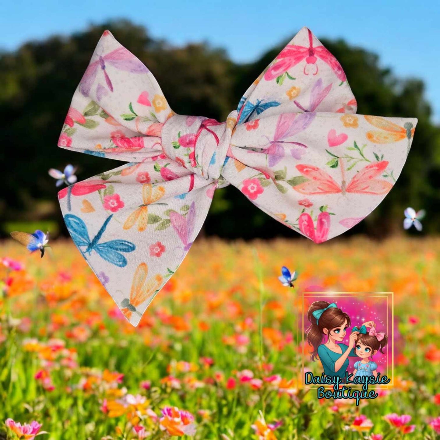 Dragonfly Spring Flowers Baby Saylor