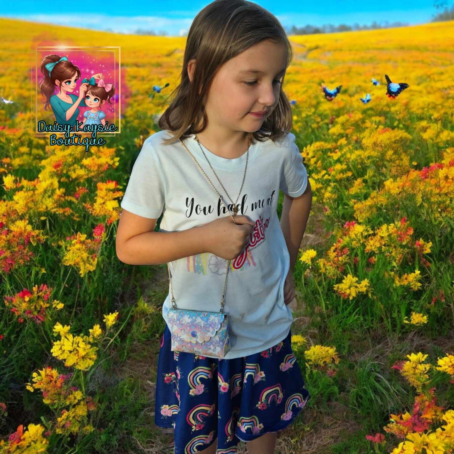 Spring Unicorns Purse