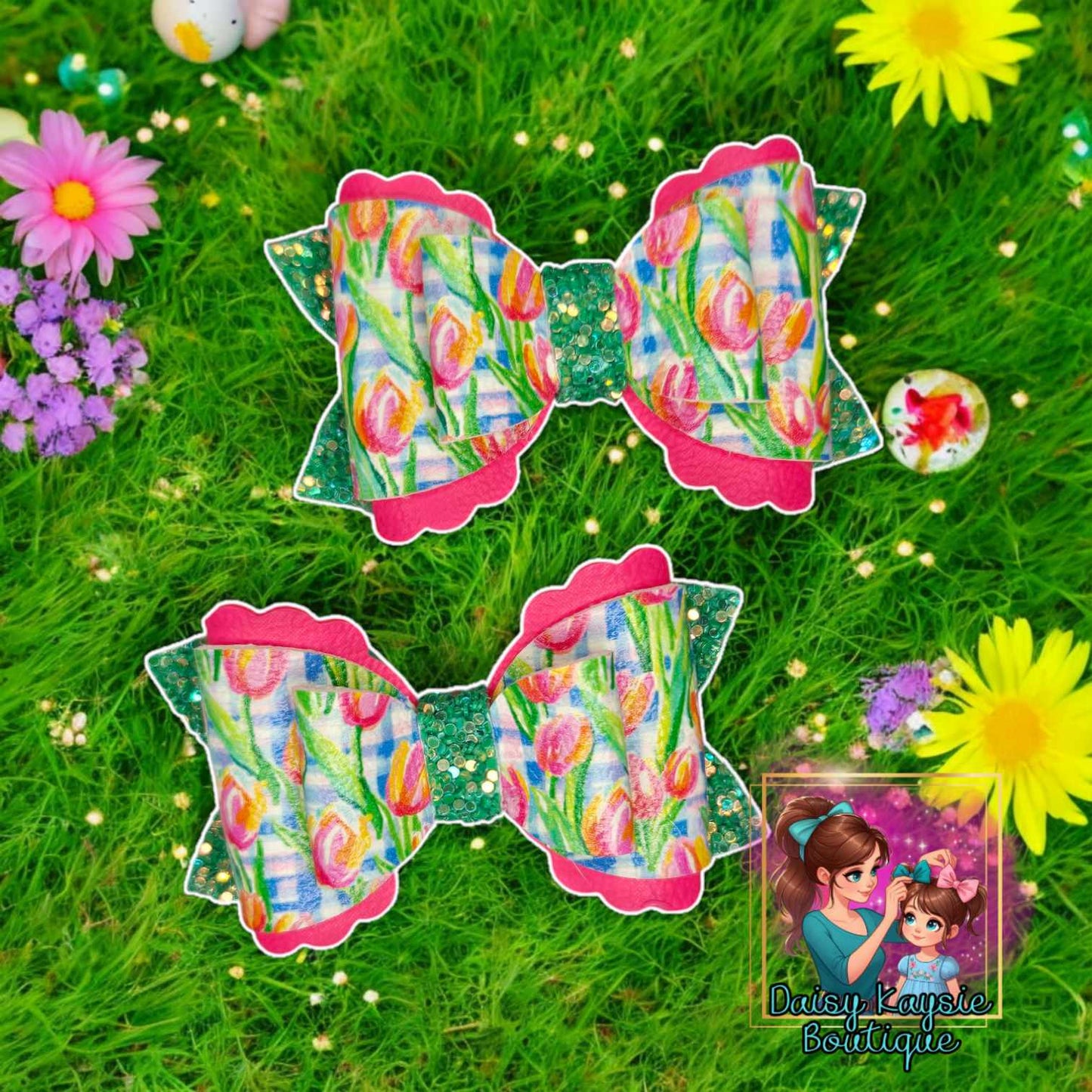 Tulips Piggy Set