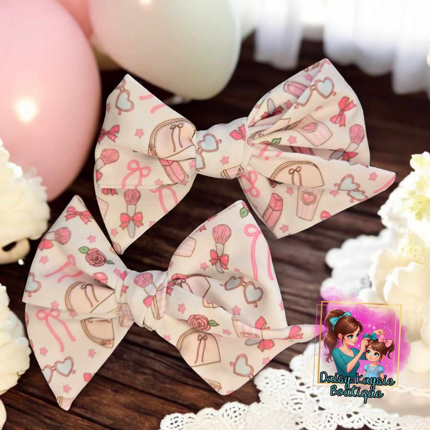 Girly Makeup SINGLE Baby Saylor Hair Bow