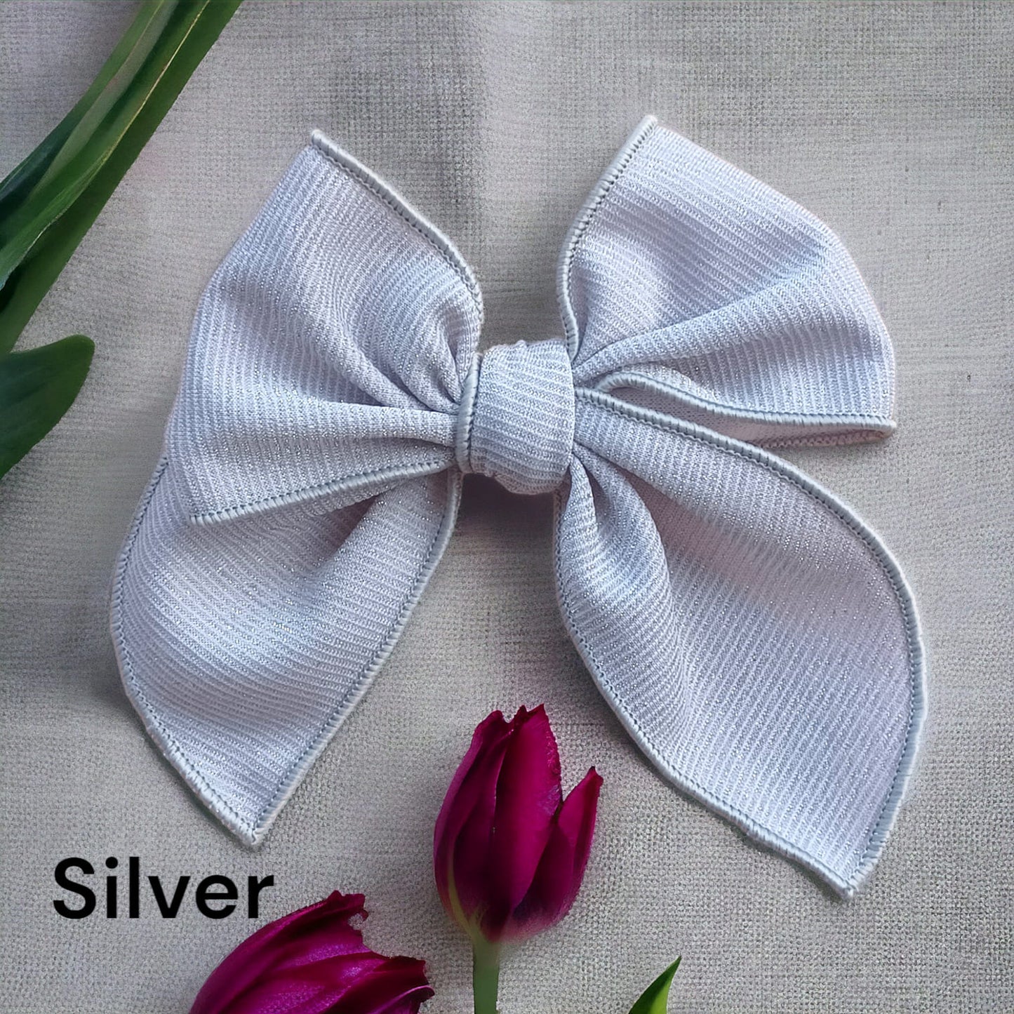 Shiny Silver Medium Saylor