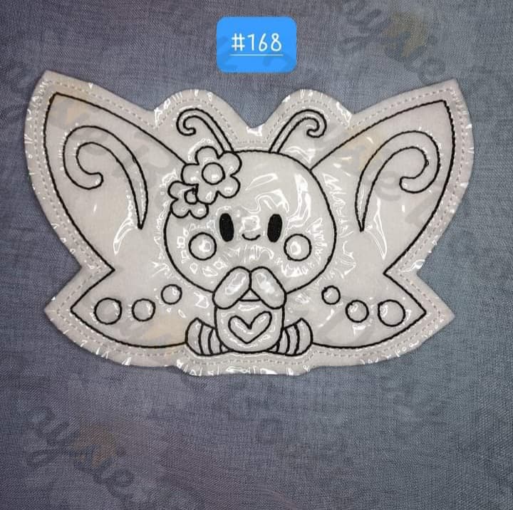 Spring Butterfly 2 Coloring Doll
