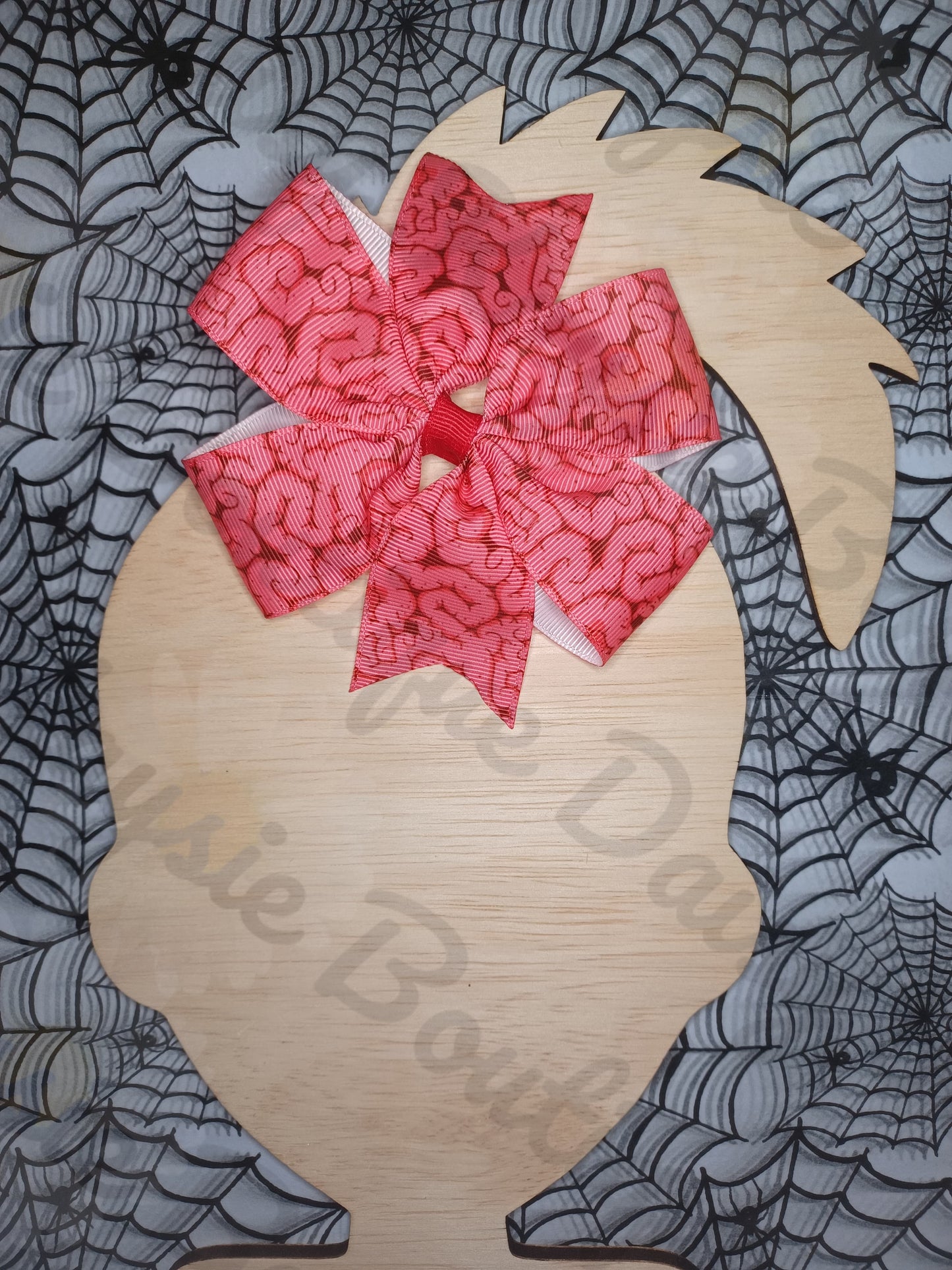 Zombie Brains Body Organs Halloween Bow
