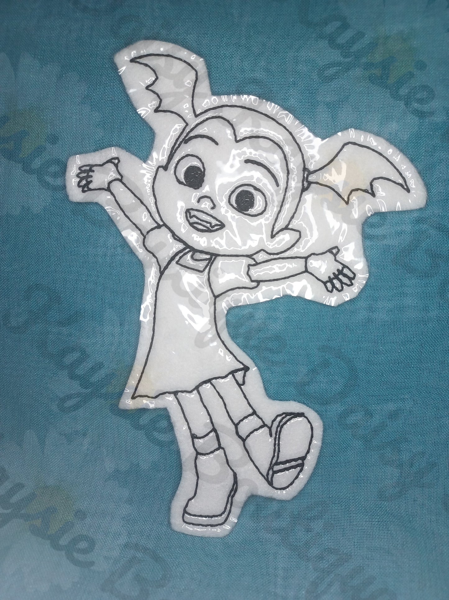 Vampire Girl Cartoon Kids Tv Show Dry Erase Coloring Doll Activity