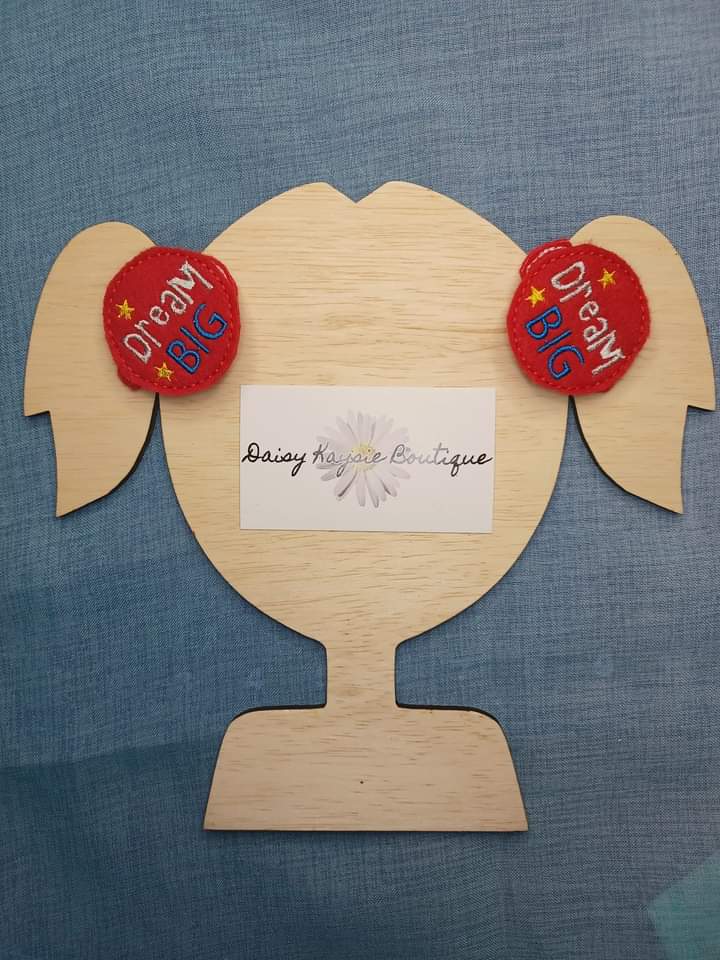 Dream Big Cute Feltie Clips