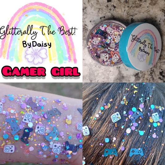 Gamer Girl Glitter Hair Gel