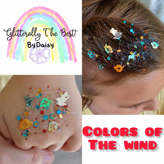 Colors Of The Wind Glitter Hair Gel