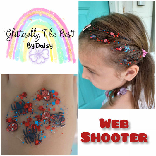 Web Shooter Glitter Hair Gel