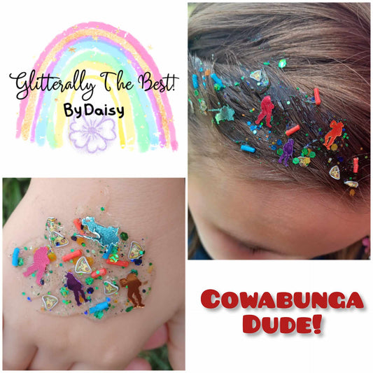 Cowabunga Dude! Glitter Hair Gel