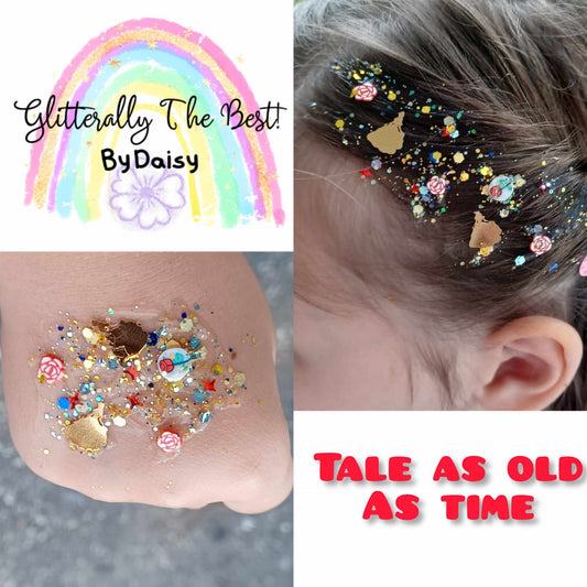 Tale As Old As Time Glitter Hair Gel