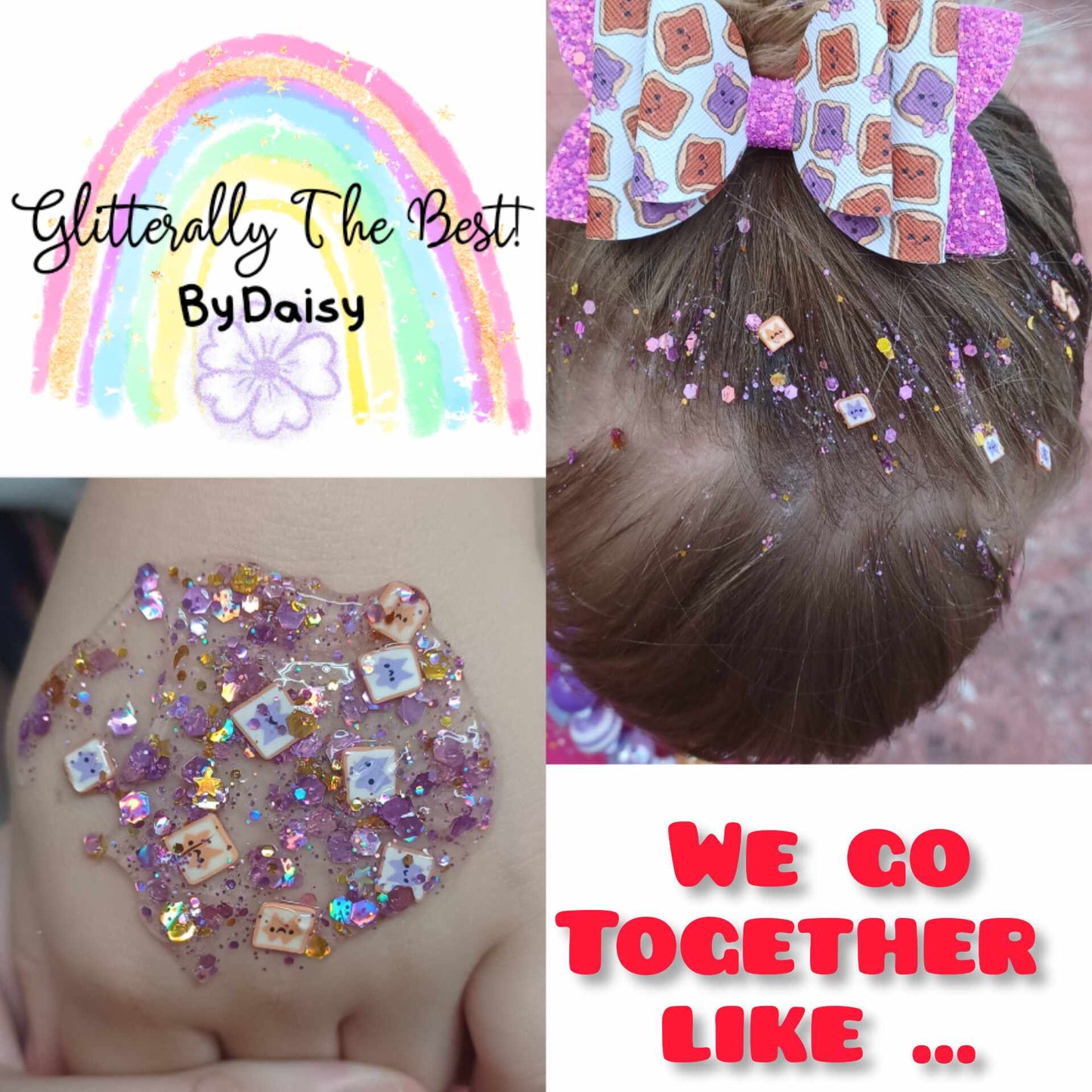 We Go Together Like... Glitter Hair Gel