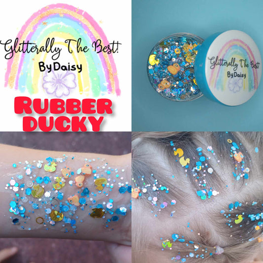 Rubber Ducky Glitter Hair Gel