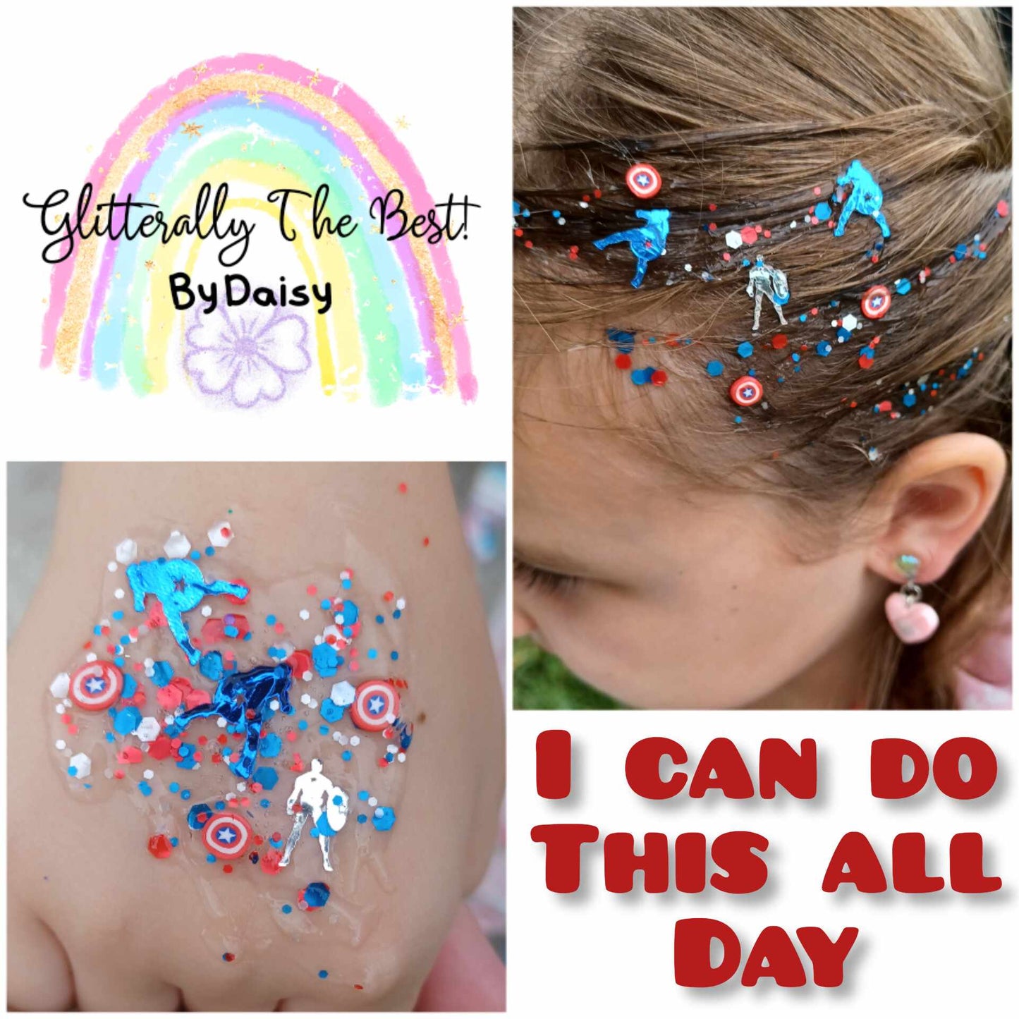 I Can Do This All Day Glitter Hair Gel