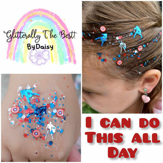 I Can Do This All Day Glitter Hair Gel