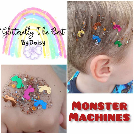 Monster Machines Glitter Hair Gel