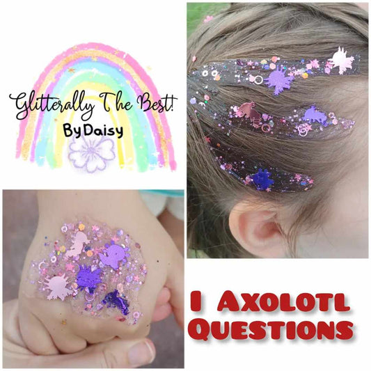 I Axolotl Questions Glitter Hair Gel