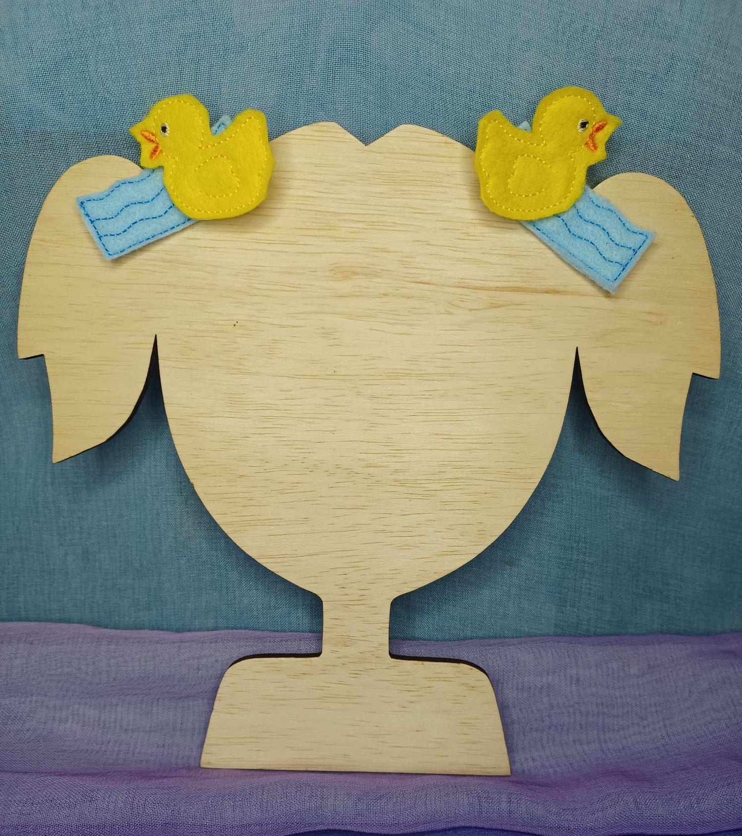 Duck In Water Feltie Clip