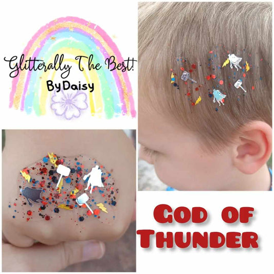 God Of Thunder Glitter Hair Gel