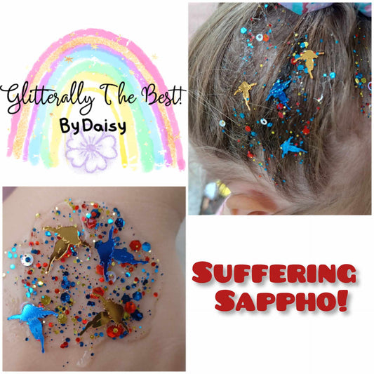 Suffering Sappho! Glitter Hair Gel