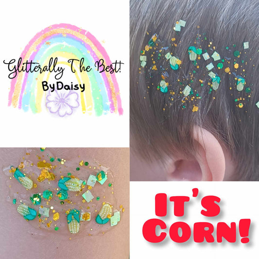 It's Corn! Glitter Hair Gel
