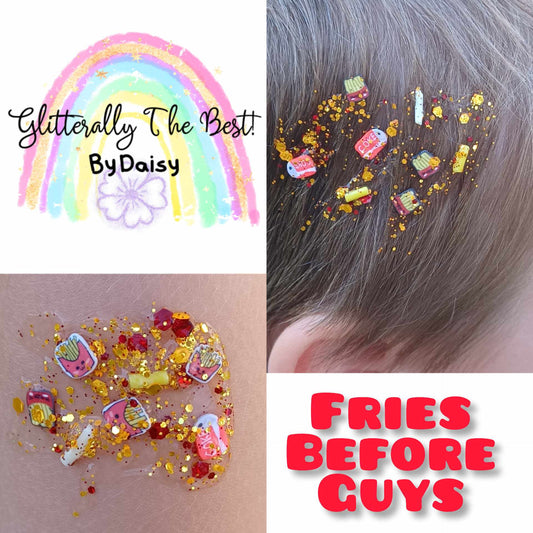 Fries Before Guys Glitter Hair Gel