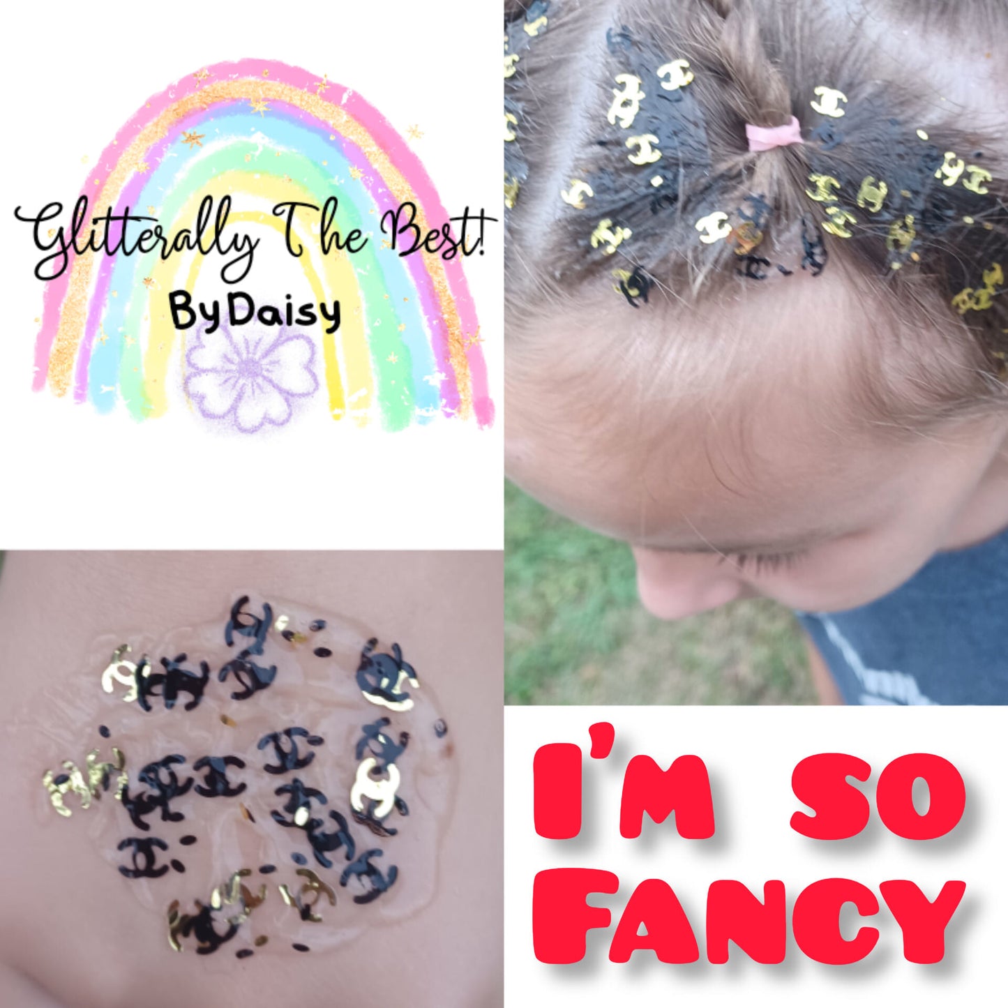 I'm So Fancy Glitter Hair Gel