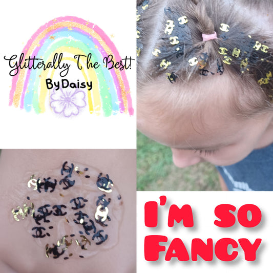 I'm So Fancy Glitter Hair Gel