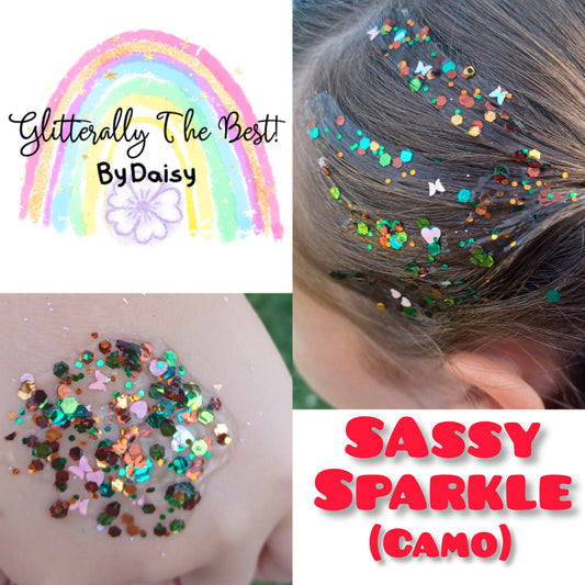 Sassy Sparkle Glitter Hair Gel