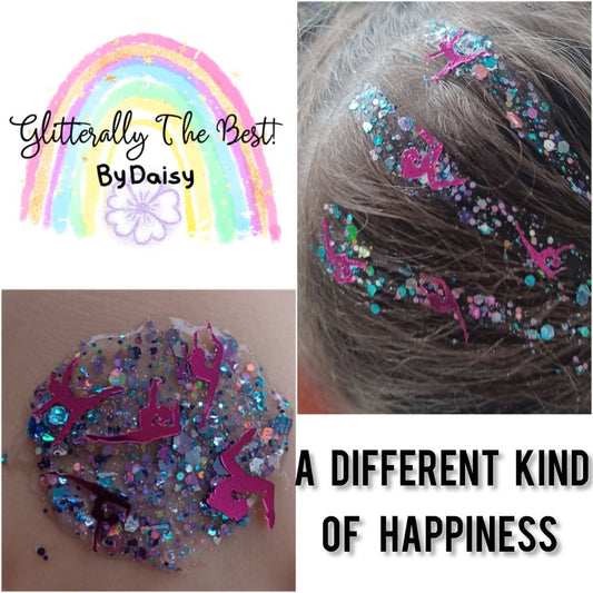 A Different Kind Of Happiness Glitter Hair Gel