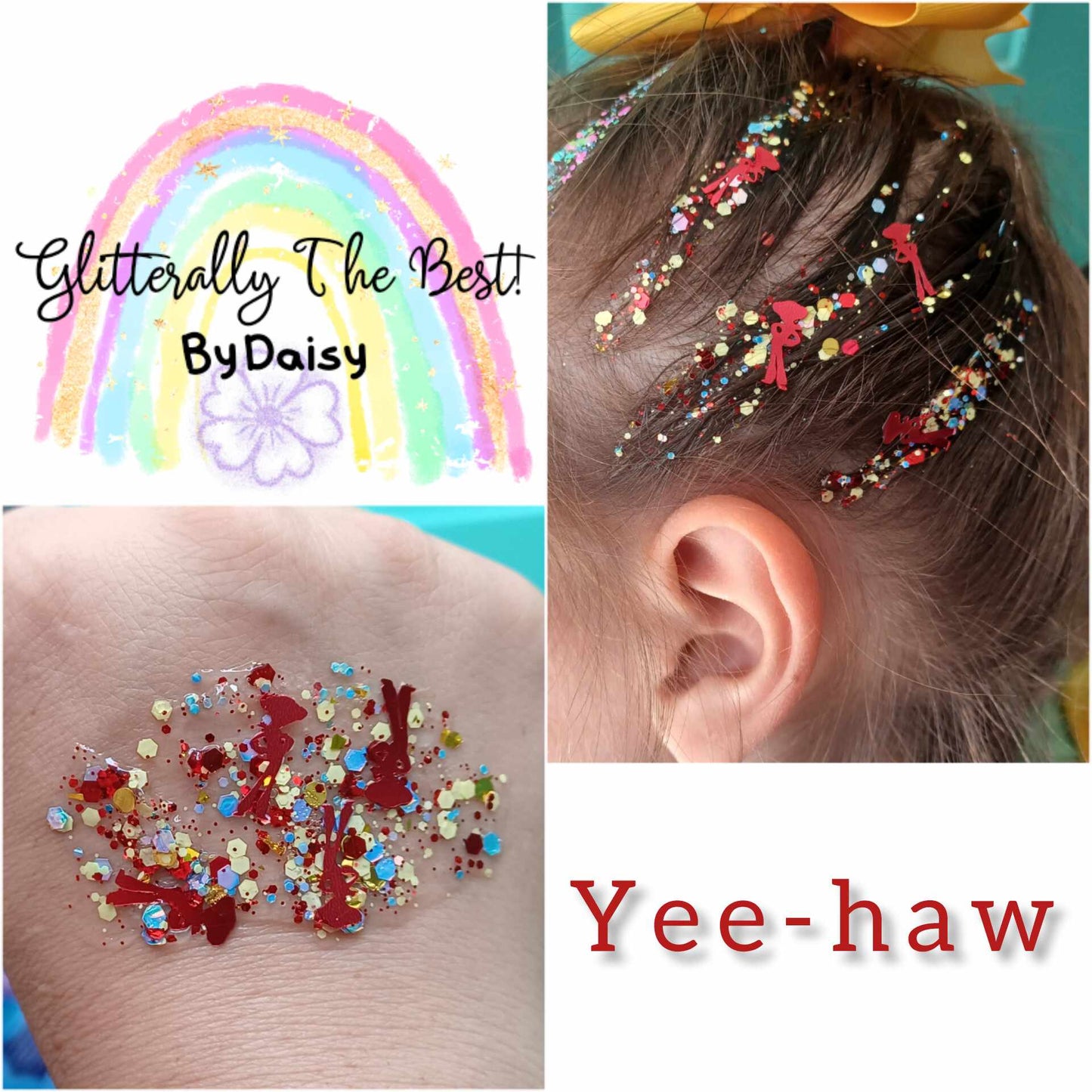 Yee-haw! Glitter Hair Gel