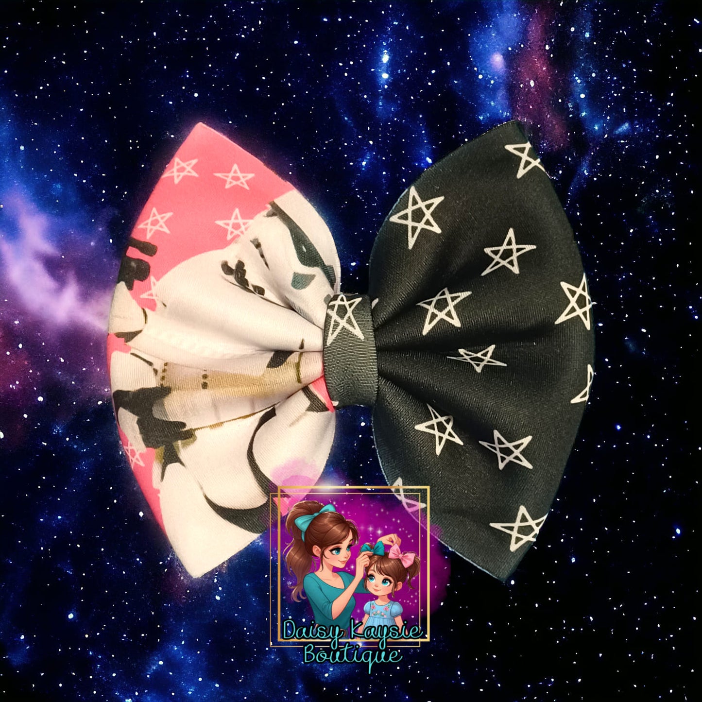 Galaxy Wars Green Alien  Scuba Bow