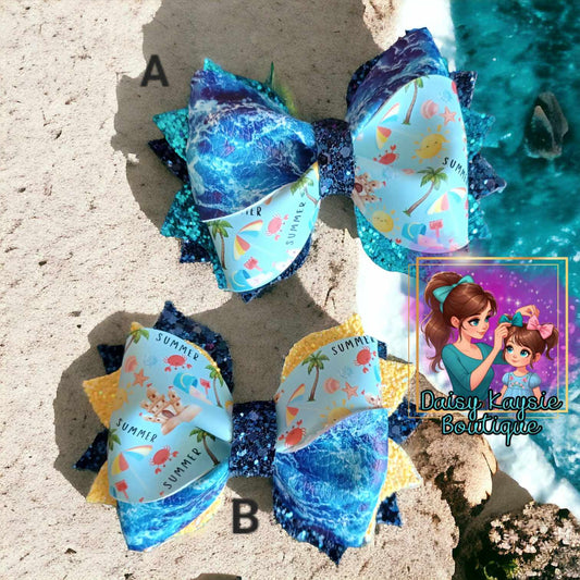 Summer Beach Ocean Twisted Daisy