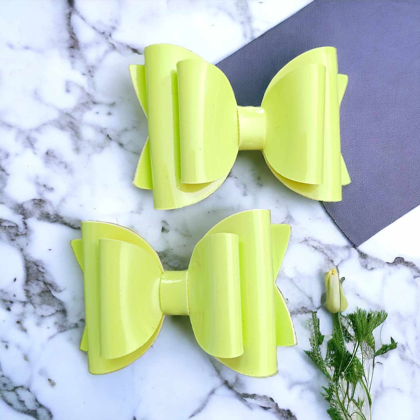 Shiny Neon Faux Leather Piggy Set